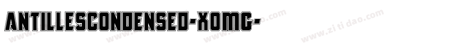 AntillesCondensed-XoMG字体转换