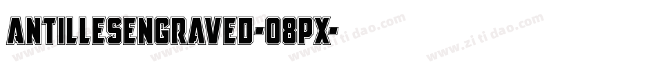 AntillesEngraved-o8px字体转换