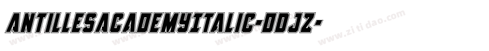 AntillesAcademyItalic-dDjZ字体转换