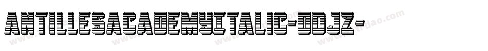 AntillesAcademyItalic-dDjZ字体转换