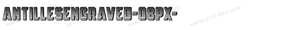AntillesEngraved-o8px字体转换