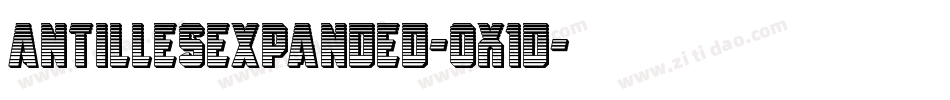 AntillesExpanded-0X1d字体转换