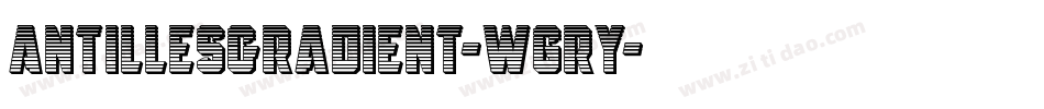 AntillesGradient-WgrY字体转换
