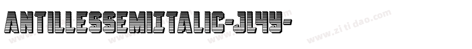 AntillesSemiItalic-jl4y字体转换