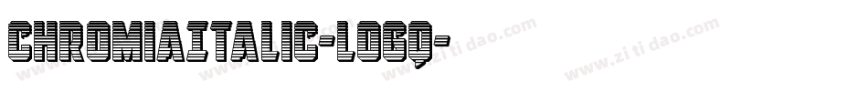 ChromiaItalic-lOgq字体转换