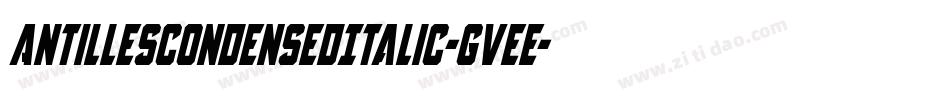 AntillesCondensedItalic-gVeE字体转换
