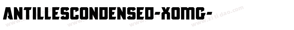 AntillesCondensed-XoMG字体转换