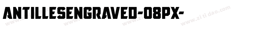 AntillesEngraved-o8px字体转换