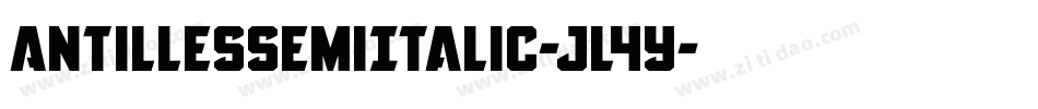 AntillesSemiItalic-jl4y字体转换