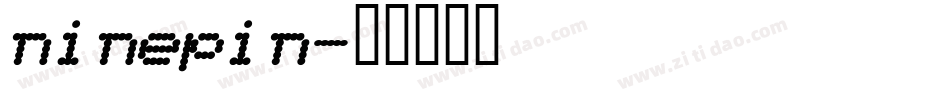 ninepin字体转换