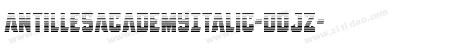 AntillesAcademyItalic-dDjZ字体转换