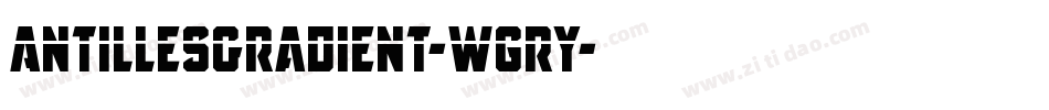 AntillesGradient-WgrY字体转换