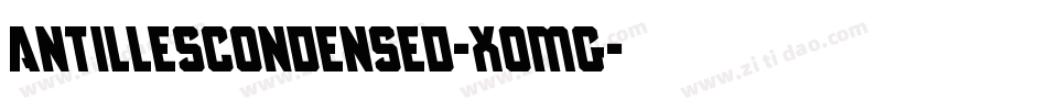 AntillesCondensed-XoMG字体转换