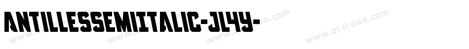AntillesSemiItalic-jl4y字体转换