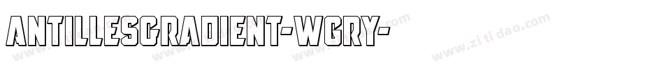AntillesGradient-WgrY字体转换