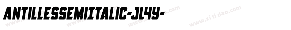 AntillesSemiItalic-jl4y字体转换