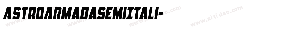 AstroArmadaSemiItali字体转换