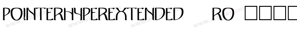 PointerHyperextended-25Ro字体转换
