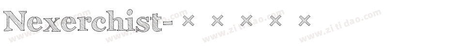 Nexerchist字体转换