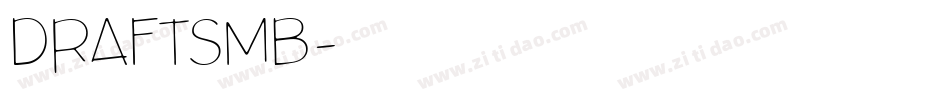 DRAFTSMB字体转换