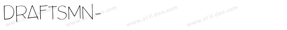 DRAFTSMN字体转换