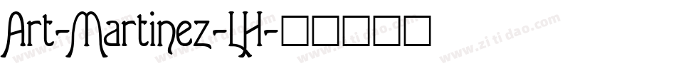 Art-Martinez-LH字体转换