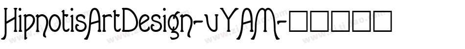 HipnotisArtDesign-vYAM字体转换