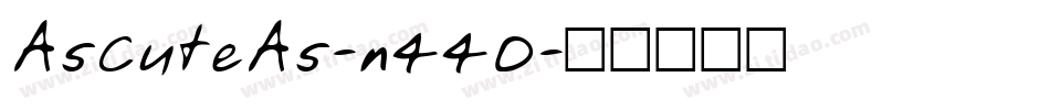 AsCuteAs-n44O字体转换