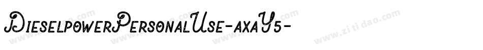DieselpowerPersonalUse-axaY5字体转换