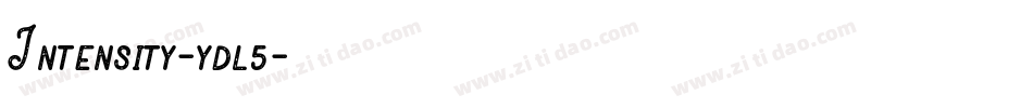 Intensity-ydl5字体转换
