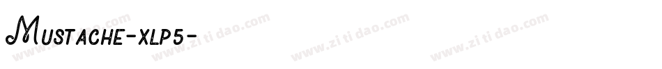 Mustache-xlp5字体转换