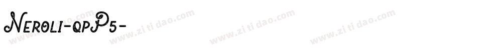 Neroli-qpP5字体转换