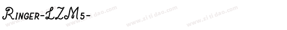 Ringer-LZM5字体转换