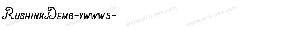 RushinkDemo-ywww5字体转换