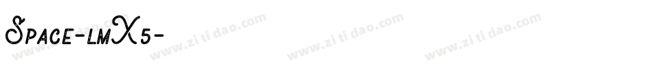 Space-lmX5字体转换