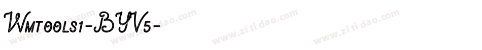Wmtools1-BYV5字体转换