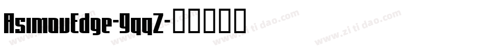 AsimovEdge-9qqZ字体转换