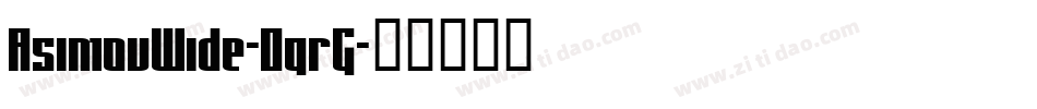 AsimovWide-0qrG字体转换