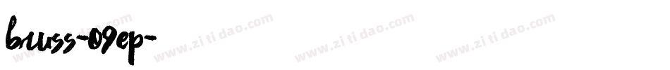 Bruss-O9ep字体转换