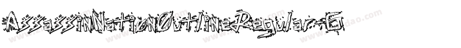 AssassinNationOutlineRegular-6VKo字体转换