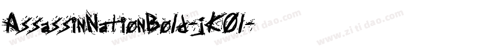 AssassinNationBold-jKOl字体转换