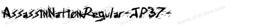 AssassinNationRegular-JP37字体转换