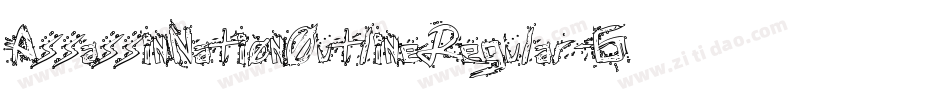 AssassinNationOutlineRegular-6VKo字体转换