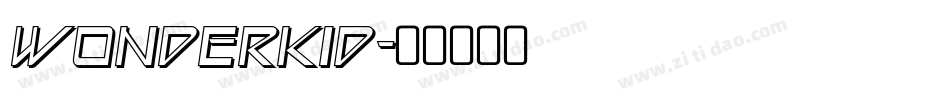 WONDERKID字体转换