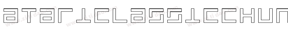 AtariClassicChunky-PxXP字体转换