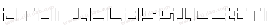AtariClassicExtrasmooth-LxZy字体转换