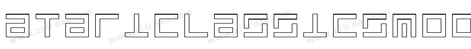 AtariClassicSmooth-XzW2字体转换