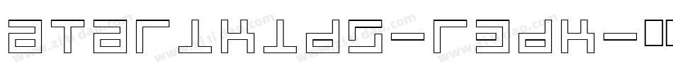 AtariKids-r3dK字体转换