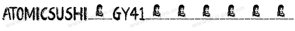 AtomicSushi-gy41字体转换