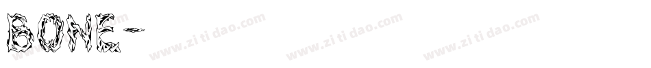 bone字体字体转换